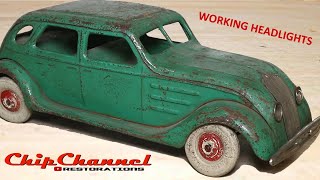 1934 Kingsbury Chrysler Airflow Light Up Sedan Restoration [upl. by Yelra315]