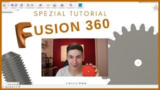 Fusion 360  Gewinde Zahnräder Abhängigkeiten und Insidertipps Spezial Tutorial [upl. by Shaia924]