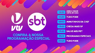 SBT  AO VIVO  Programação Especial [upl. by Eecrad]