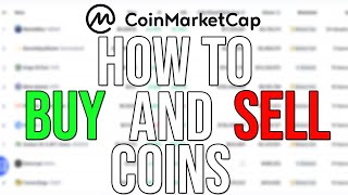 How To Buy amp Sell Coins On CoinMarketCap Using Trust Wallet Full Tutorial [upl. by Zetrok]