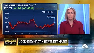 Lockheed Martin beats earnings estimates as it raises fullyear forecast [upl. by Gross174]