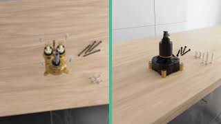 How To Install The Hansgrohe Concealed Body Adapter Plate For Ibox Universal 2 [upl. by Htiek]