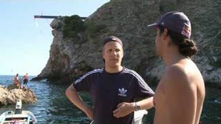 Red Bull Cliff Diving 2009 Croatia  Oliver Pocher [upl. by Nomihs932]