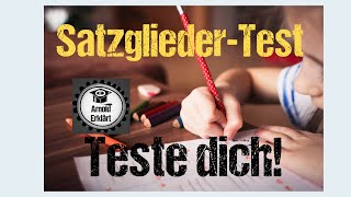 Satzglieder bestimmen  der Test Klasse 67 [upl. by Harikahs894]