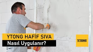 YTONG HAFİF SIVA Nasıl Uygulanır [upl. by Magdaia]