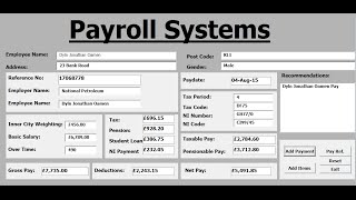 How to Create Payroll Systems in Excel Using VBA  Full Tutorial [upl. by Nosilla]