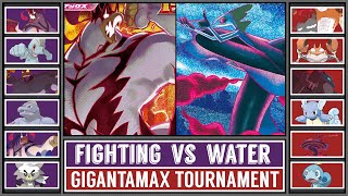 FIGHTING vs WATER  Gigantamax Pokémon Type Tournament Battle 1 [upl. by Sible456]