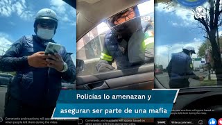 Automovilista denuncia extorsión y golpiza de policías de tránsito [upl. by Eedna533]