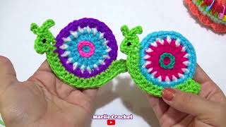 Caracoles tejidos a crochet [upl. by Ylrebnik]