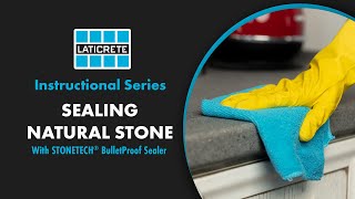 How to Protect Natural Stone Countertops from Stains Using a Stone Sealer [upl. by Aennil]