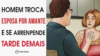 HOMEM TROCA ESPOSA POR AMANTE E SE ARREPENDE  Fábio Teruel [upl. by Darren]