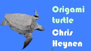 Origami leatherback seaturtle by Chris Heynen [upl. by Aihsenad]