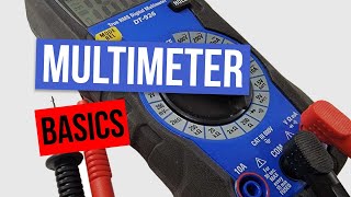 How to Use a Multimeter for Beginners A Easy Tutorial Test for Voltage Current amp Resistance [upl. by Levey328]