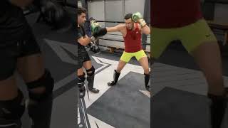 Ilias Bulaid and Josh Jauncey Kickboxing Training [upl. by Laerdna179]