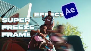 CREATE WHIP ADVANCED FREEZE FRAME EFFECT IN AFTER EFFECT [upl. by Trebuh]