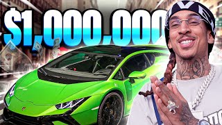 I Spent 1M in Lamborghini Young Adz DBlock Europe [upl. by Aneryc]