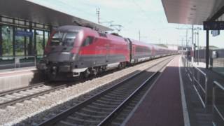 ÖBB railjet 564 mit min 160 kmh durch Neukirchen bei Lambach [upl. by Ttoile]