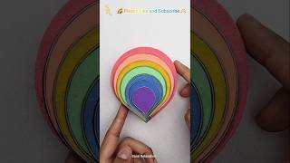 🌈 Rainbow Kinetic Sand Cutting ASMR SHAPES Satisfying Video shortsfeed shortsviral [upl. by Heuser]