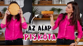 Így készítsetek alap PISKÓTÁT 🍰 [upl. by Esikram217]