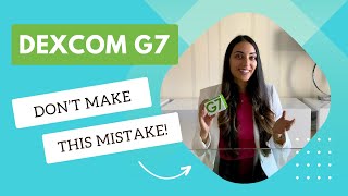 Dexcom G7 Glucose Monitoring First Time Unboxing Sensor Insert amp App Set Up [upl. by Leerzej]