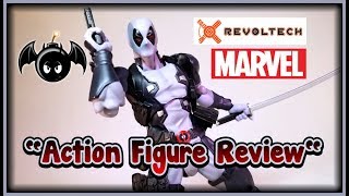 Figure Complex Amazing Yamaguchi Revoltech Deadpool XForce version figure review [upl. by Eerahc]