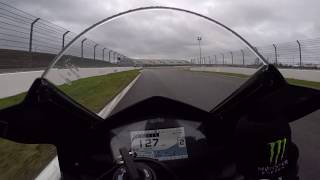 When you think you are fastand then Valentino Rossi pass you like a boss WET and COLD track [upl. by Oznarol171]