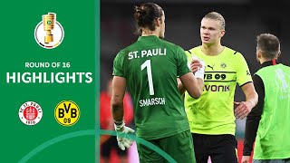 Home Win against BVB  FC St Pauli vs Borussia Dortmund 21  Highlights  DFBPokal Round of 16 [upl. by Leimad]