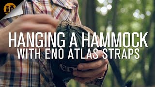 Hanging A Hammock w ENO Atlas Straps [upl. by Ajnot]