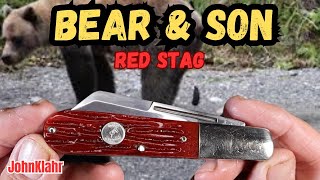 Bear amp Son Red Stag Barlow Knife is a piece of [upl. by Giffer]