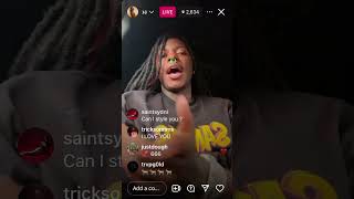 Sahbabii instagram live after album release sahbabii [upl. by Nareht873]