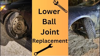 Replacing Lower Ball Joint  Honda Accord [upl. by Atiniuq]