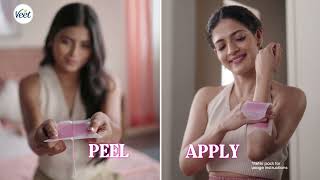 Veet Wax Strip Challenge  Better Way To Wax  English [upl. by Neelehtak]