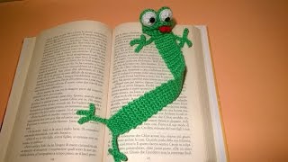 Rana Segnalibro Uncinetto Tutorial Amigurumi 🐸 Frog Bookmark Crochet  Rana Marcapaginas Crochet [upl. by Joleen]