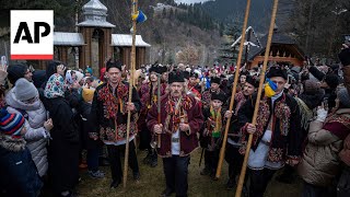 Ukraine celebrates Christmas on Dec 25 for first time [upl. by Maureene]