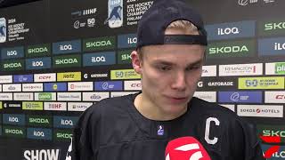 Aron Kiviharju Explains Empty Feeling After Finlands Early U18 World Championships Exit [upl. by Yule]