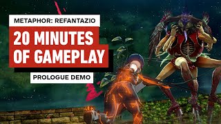 Metaphor ReFantazio  Prologue Demo  22 Minutes of Gameplay 4K 60FPS [upl. by Roye]