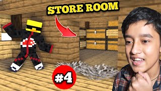 I Make A STORE ROOM In My One Block World😍  Minecraft 4 [upl. by Ruperta]