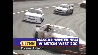 1995 NASCAR Winston West Series Winter Heat 200 At Tucson Raceway Park [upl. by Mackler637]