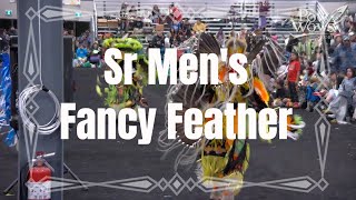 Sr Mens Fancy Feather  2024 Manito Ahbee Pow Wow  Powwowscom [upl. by Reames]