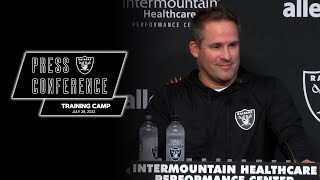 Coach McDaniels ‘This Is a Group That’s Developing Their Own Identity’  Raiders  NFL [upl. by Aicak]