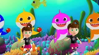 Tiny Ocean Baby shark Rhymes  Baby shark doo doo doo Song  Kids entertainment video  Kids Time [upl. by Brouwer]