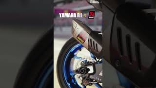 Yamaha R1 x Akrapovič full system exhaust [upl. by Rossie]