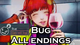 Gnosia  Defeated by the Bug All Endings [upl. by Tfat]