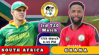 South Africa vs Ghana  SA vs GHA  3rd Match  African Games Ghana Men Live Score Streaming 2024 [upl. by Bohs]