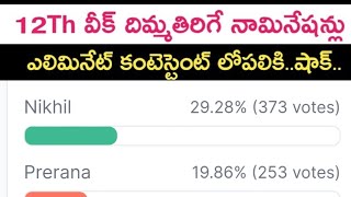 voting polls of bigg Boss season 8 Telugu 12th week [upl. by Nnaylloh]