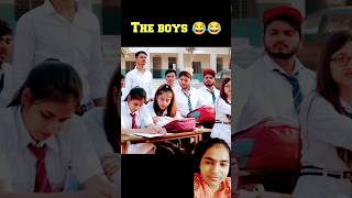 School life 🤣 the Nitin mrudul new videoshorts themridul funny nitin pragati couplecomedy [upl. by Inalak]