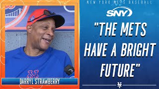 Darryl Strawberry on Pete Alonso Mets prospects at spring training  SNY [upl. by Schertz]