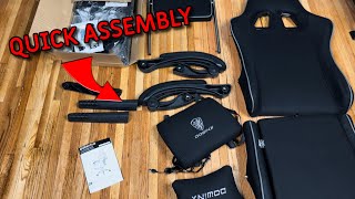 Dowinx Gaming Chair  Assembly amp Review [upl. by Aihtekal911]