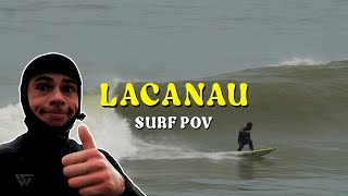 3H DE SURF DANS LE FROID A LACANAU 🥶  RAW POV surf Killian M [upl. by Eleynad]