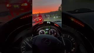 POV Drive  Lexus is350 with Led steering wheel 89 shorts [upl. by Cacia]